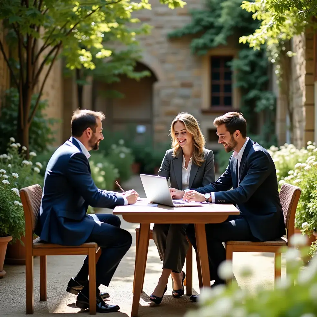 Riunione di lavoro con presentazione di progetti di sviluppo